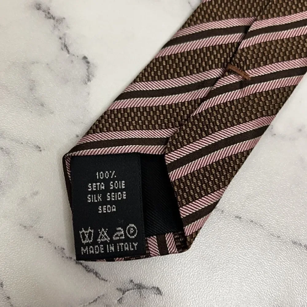 Valentino Made in Italy Silk Stripe Tie